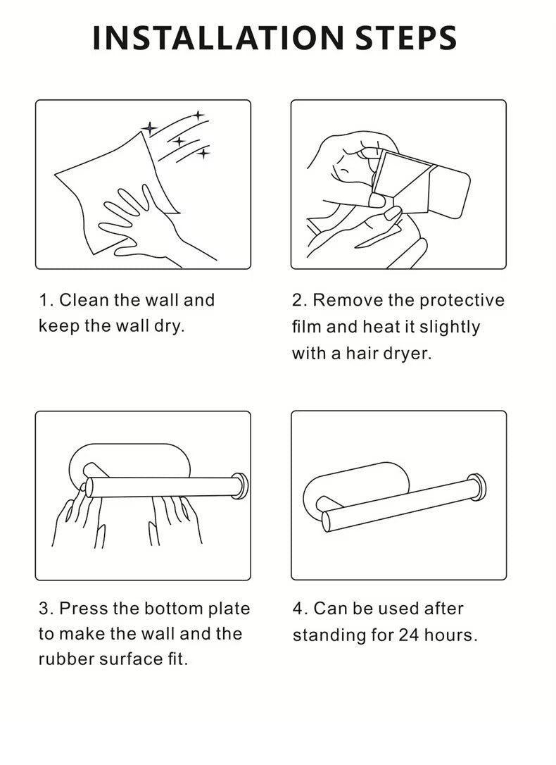 GoldenLuxe - Nivelloses Badezimmerzubehör-Set