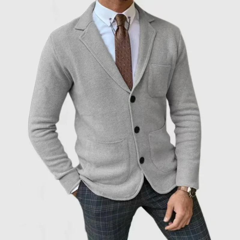 Simon | Slim-Fit exklusive Strickjacke