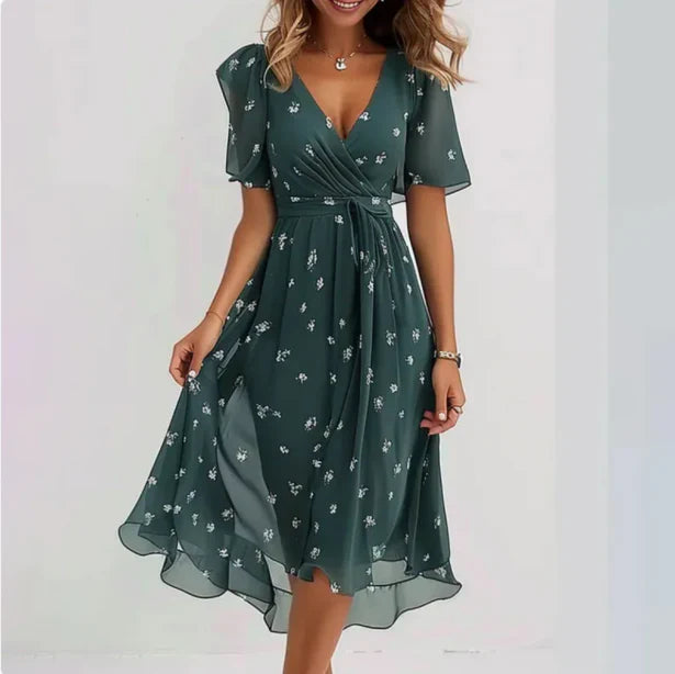 Anne - Damenkleid mit V-Ausschnitt