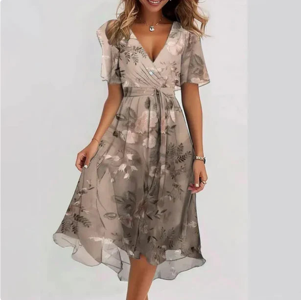 Anne - Damenkleid mit V-Ausschnitt