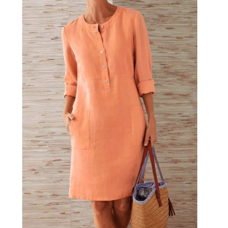 Ulrikke - Schickes kurzärmliges Kleid
