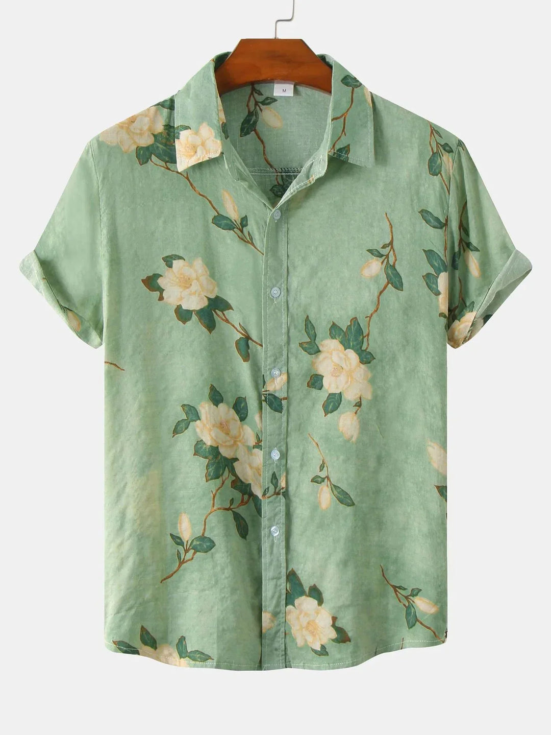 Helle - Blomsterdruck Button-Down Hemd