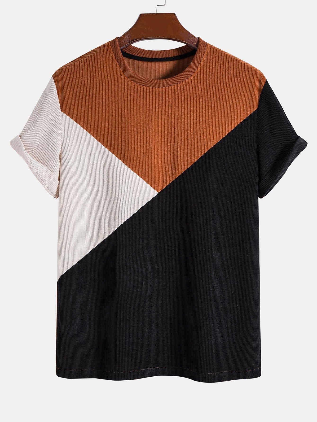 Valdemar - Stilvolle Farbblock T-Shirt
