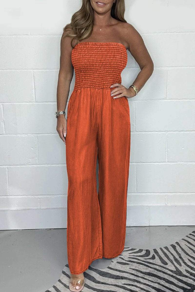 Madlen – Off-Shoulder-Jumpsuit mit weiten Beinen