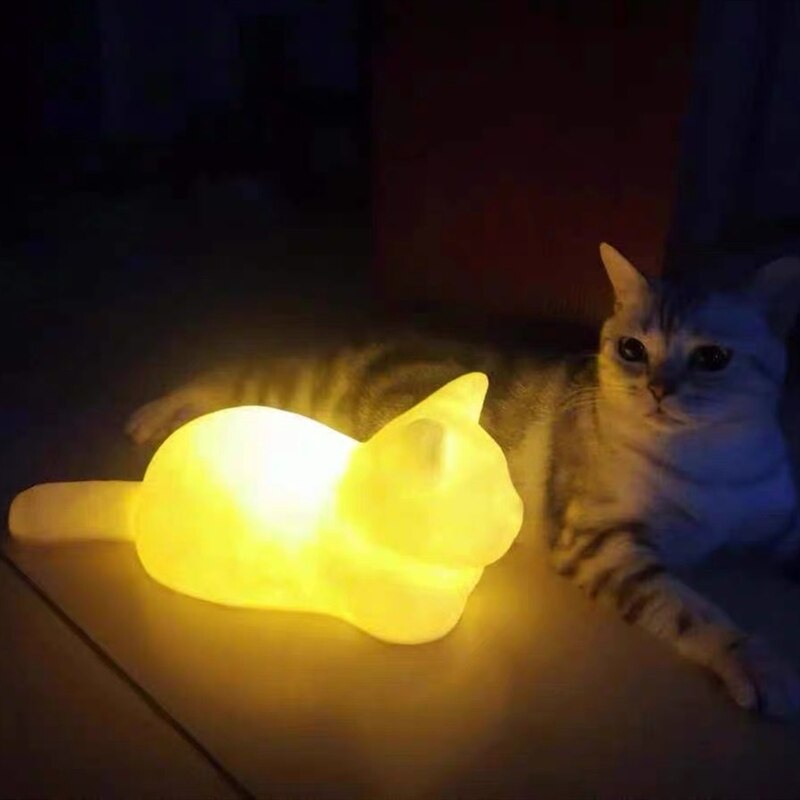 GlowPaws - Illuminierter Katzen-Nachtlicht