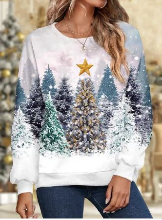 Jessica – Festliches Sweatshirt mit Anhänger