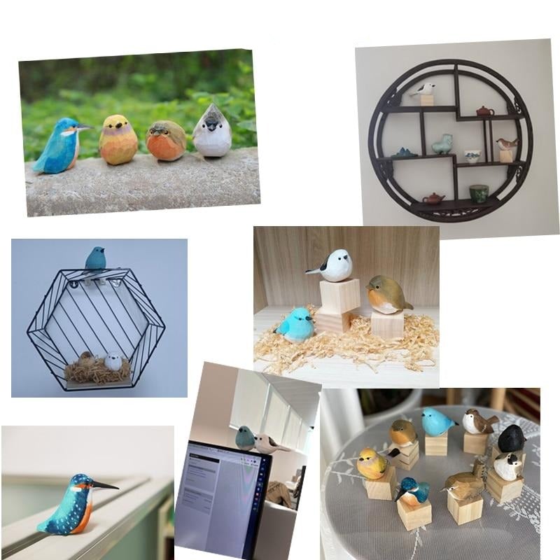 TimberTales - Einzigartige Holzvögel
