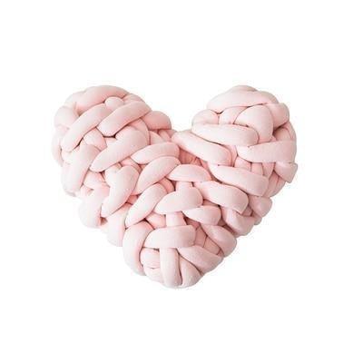 LoveTwist - Herzförmiges Strickkissen
