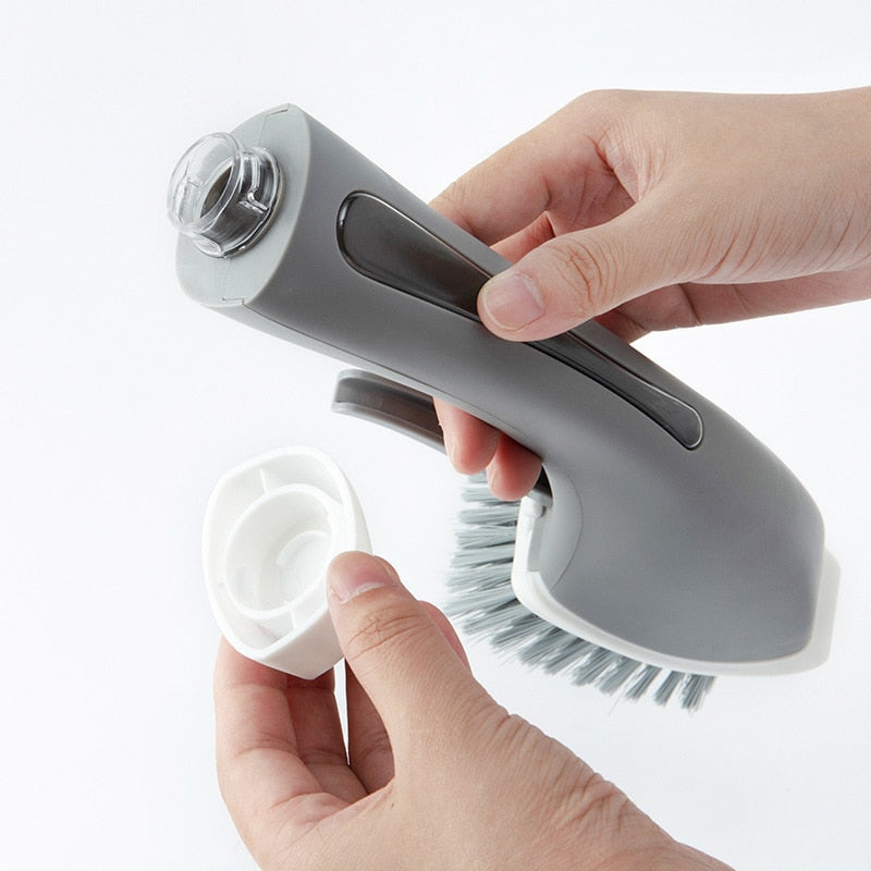 ScrubEase Pro Cleaning Brush – Multifunctional Scrubber with Built-In Soap Dispenser