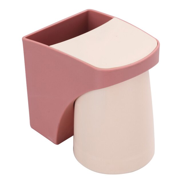 BrushEase – Wandmontierter Zahnbürsten- und Becherhalter