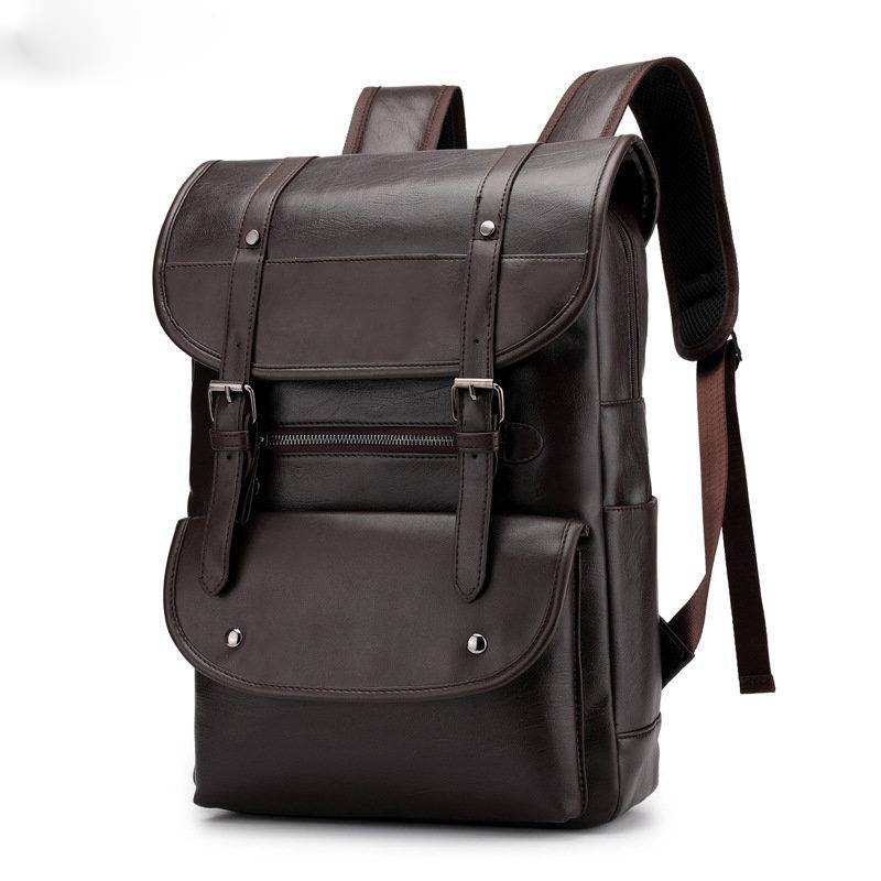 David - Vintage-Rucksack mit Schnallenverschluss