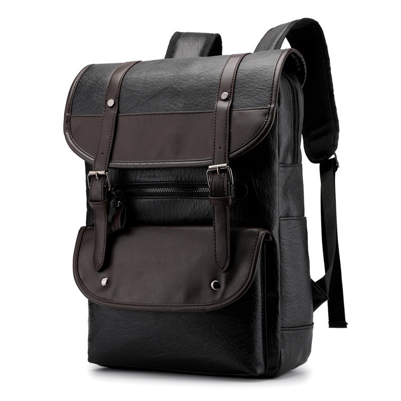 David - Vintage-Rucksack mit Schnallenverschluss