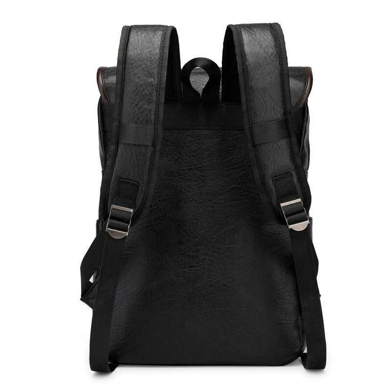 David - Vintage-Rucksack mit Schnallenverschluss