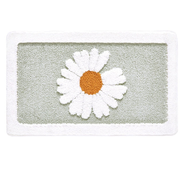 PetalPlush - Weiche Blumen-Badematte für einen gemütlichen Touch