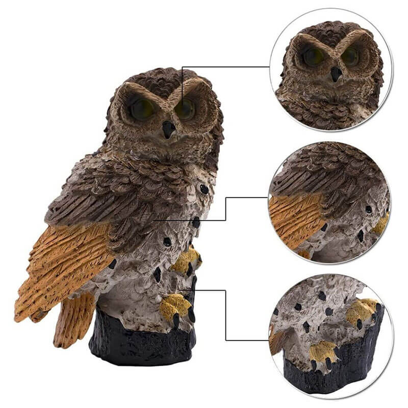 SolarOwl Laterne - Solarbetriebene havelampe