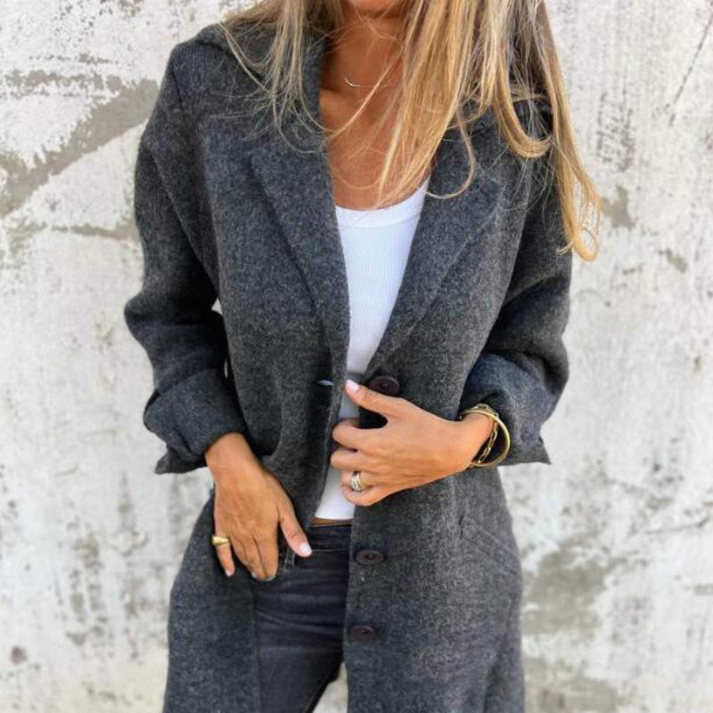Mila | Elegante und bequeme Jacke in halblanger Länge
