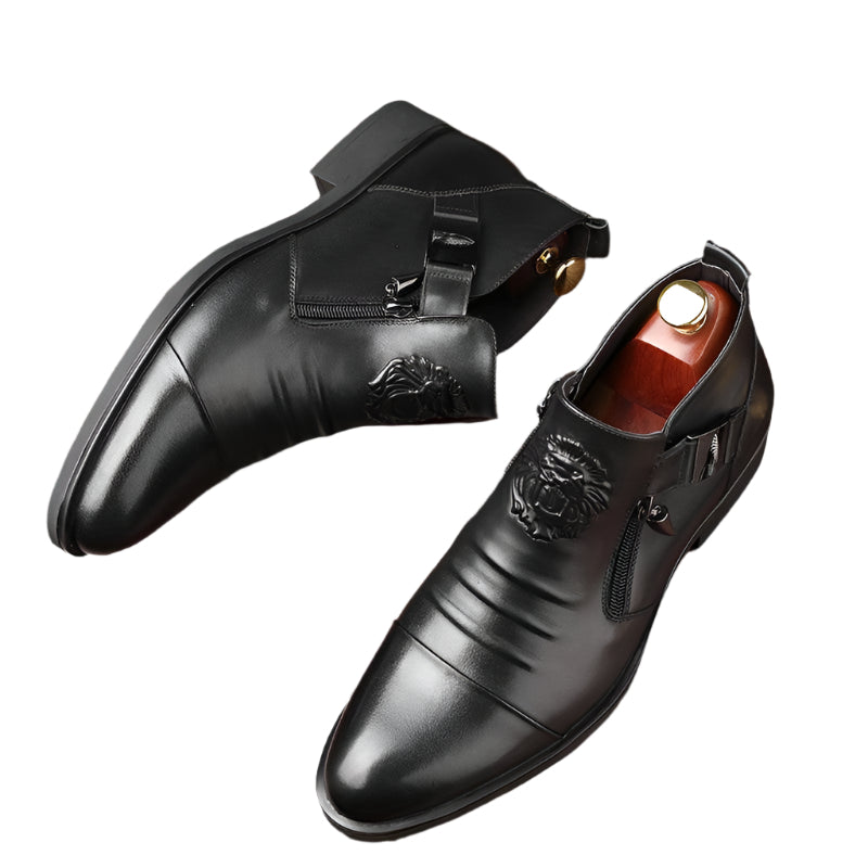 Valorian - Leder-Ankelstiefel