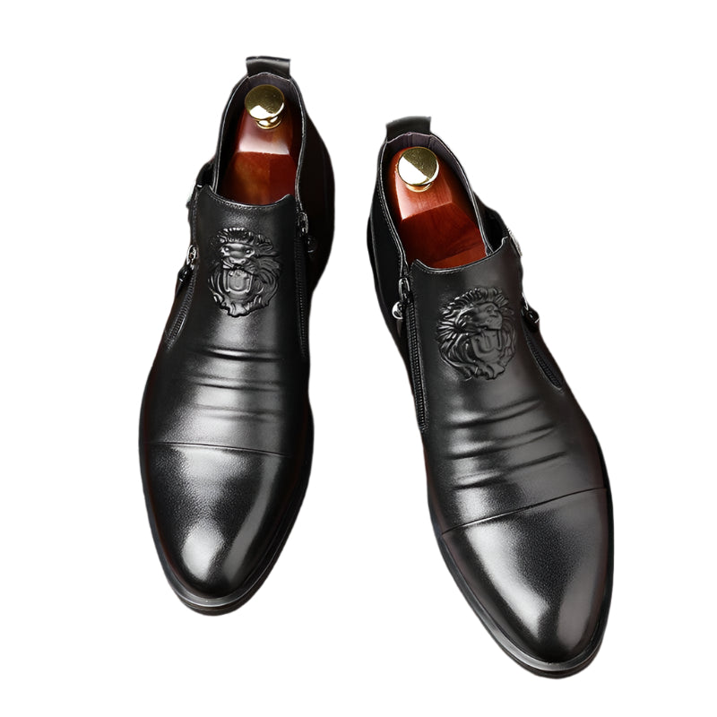 Valorian - Leder-Ankelstiefel