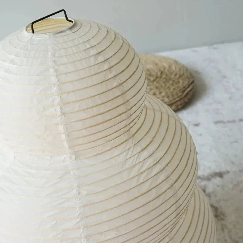WabiLume Künstlerisches Reispapier Stehlampe – Verstellbare Wabi-Sabi Stil Beleuchtung für moderne Innenräume