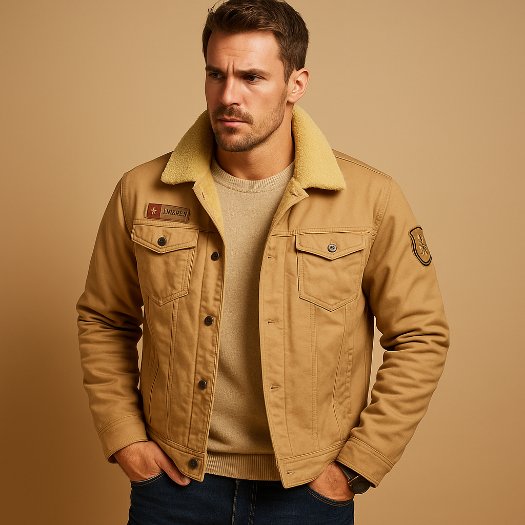 Warme Fleecepullover mit Verstärkung für Herren | Daan