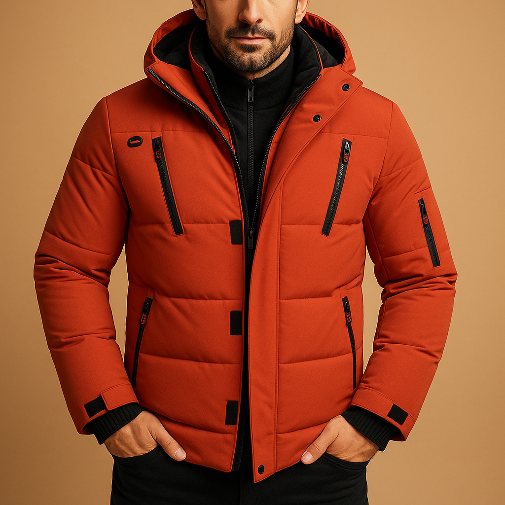 Wasserfeste Winterjacke mit warmem Futter für Herren | Joris